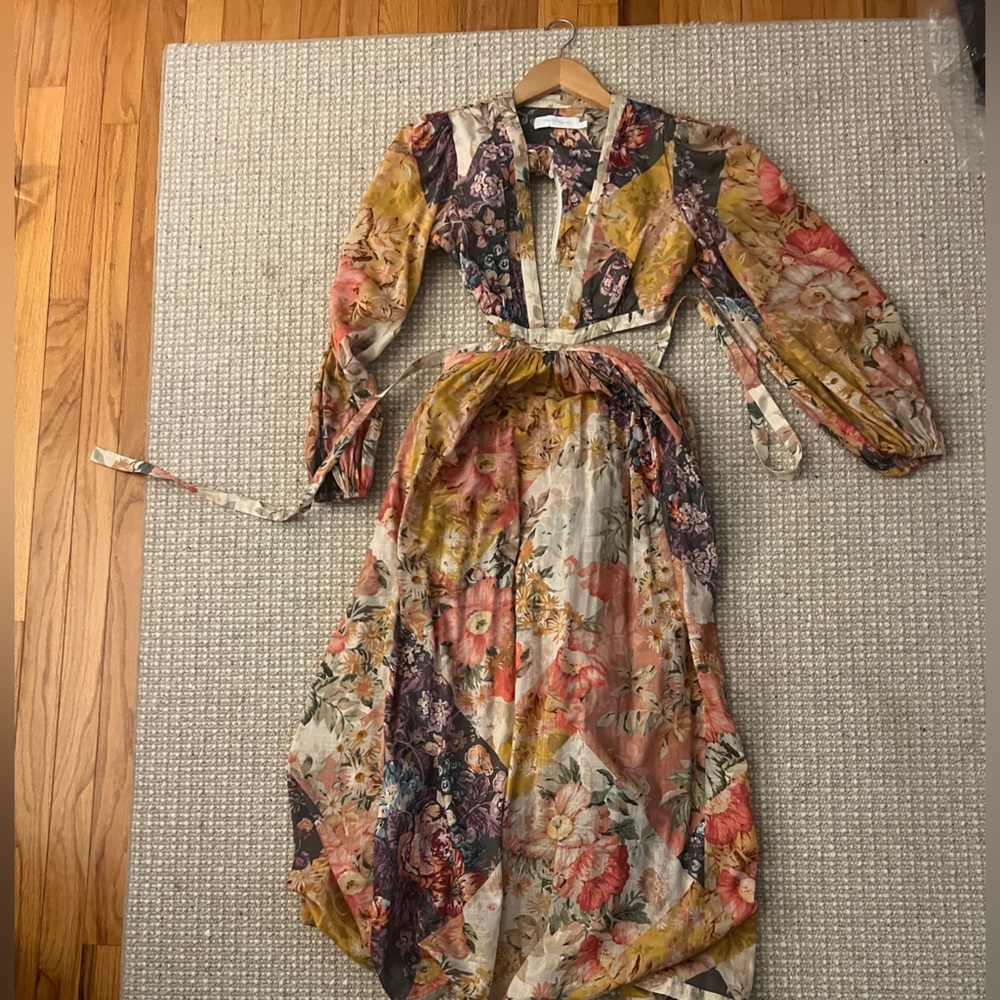 Zimmermann Multicolor Floral Dress